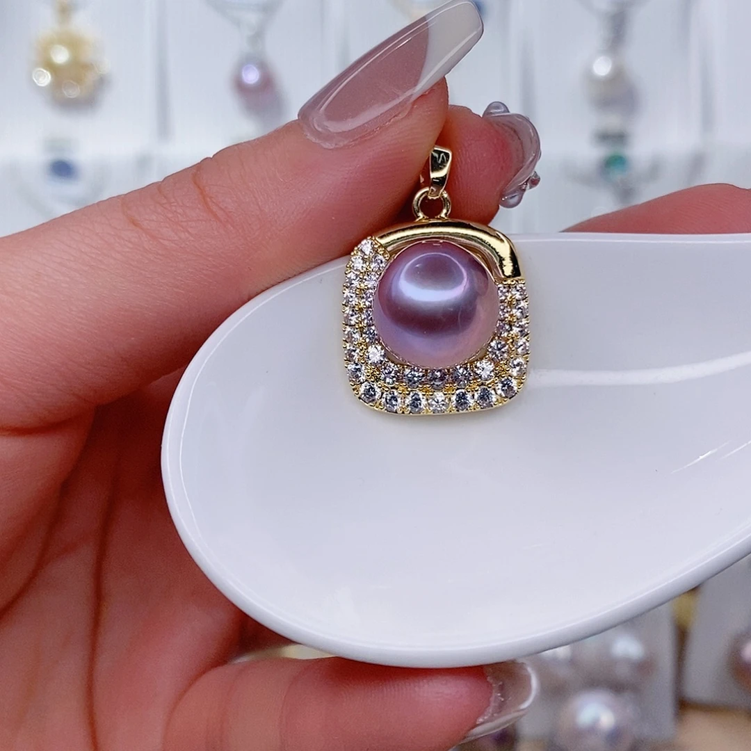 未镶嵌淡水珍珠吊坠(赠链)