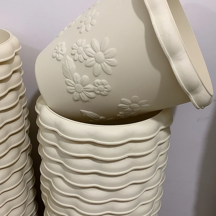 浮雕口30高30米白3个