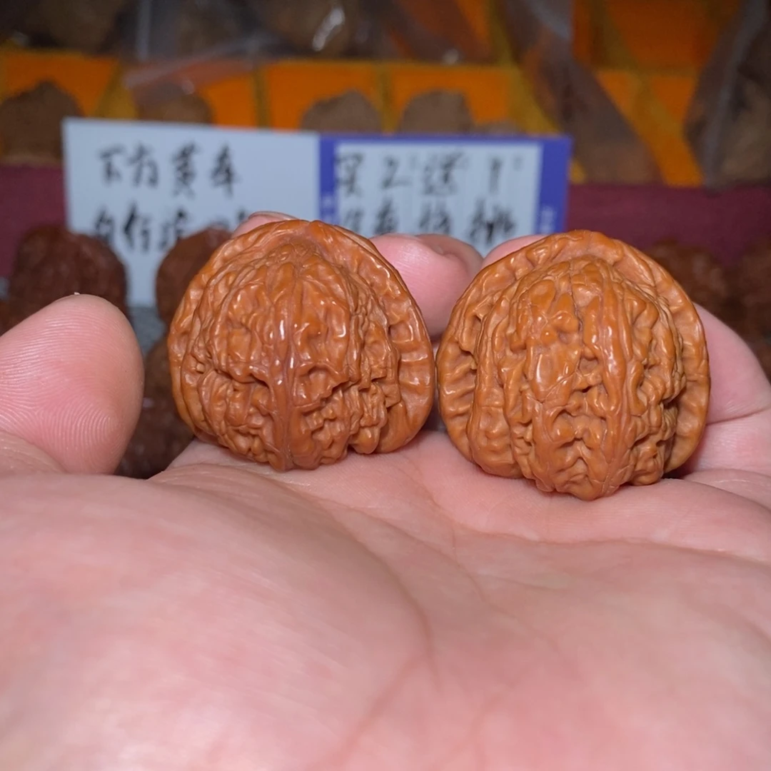 把件文玩核桃35白狮子