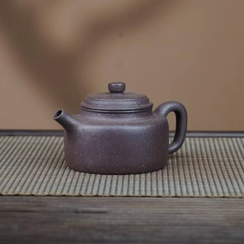 XJ 大水潭天青【德钟】宜兴黄龙山原矿手工紫砂壶