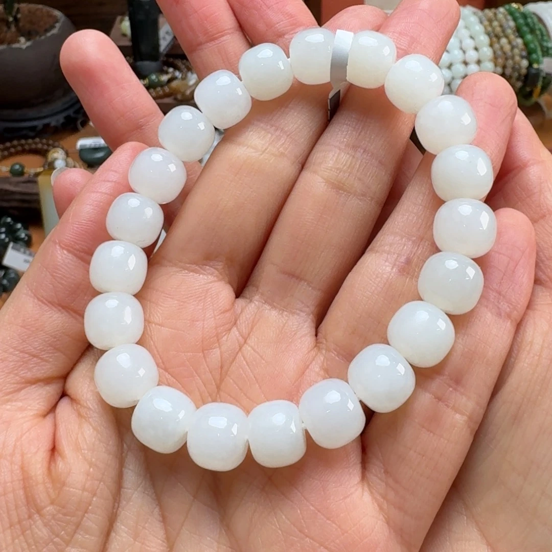 和田玉（糖玉）未镶嵌手链