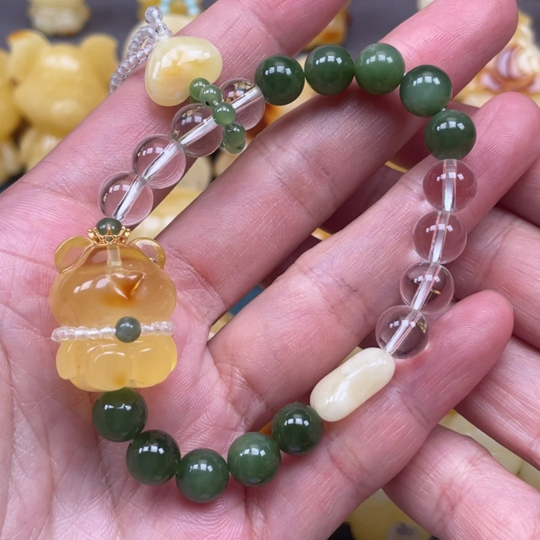 未镶嵌琥珀裸石蜜蜡