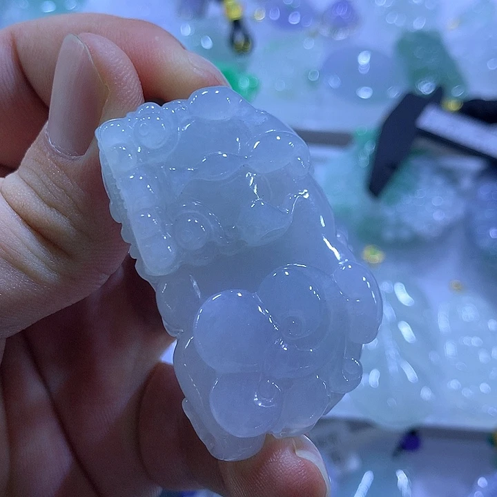 颈饰未镶嵌翡翠天然翡翠A货吊坠