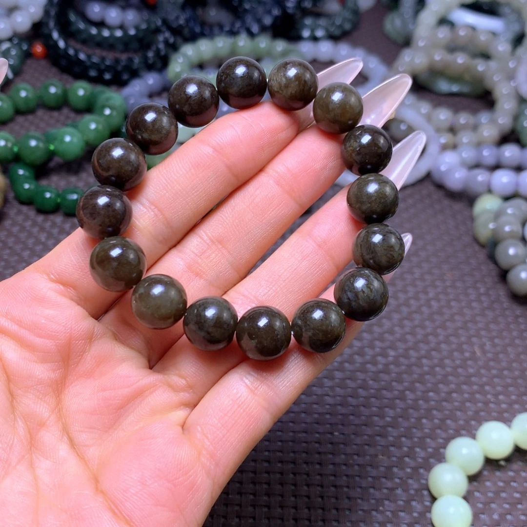 和田玉未镶嵌手串卡12