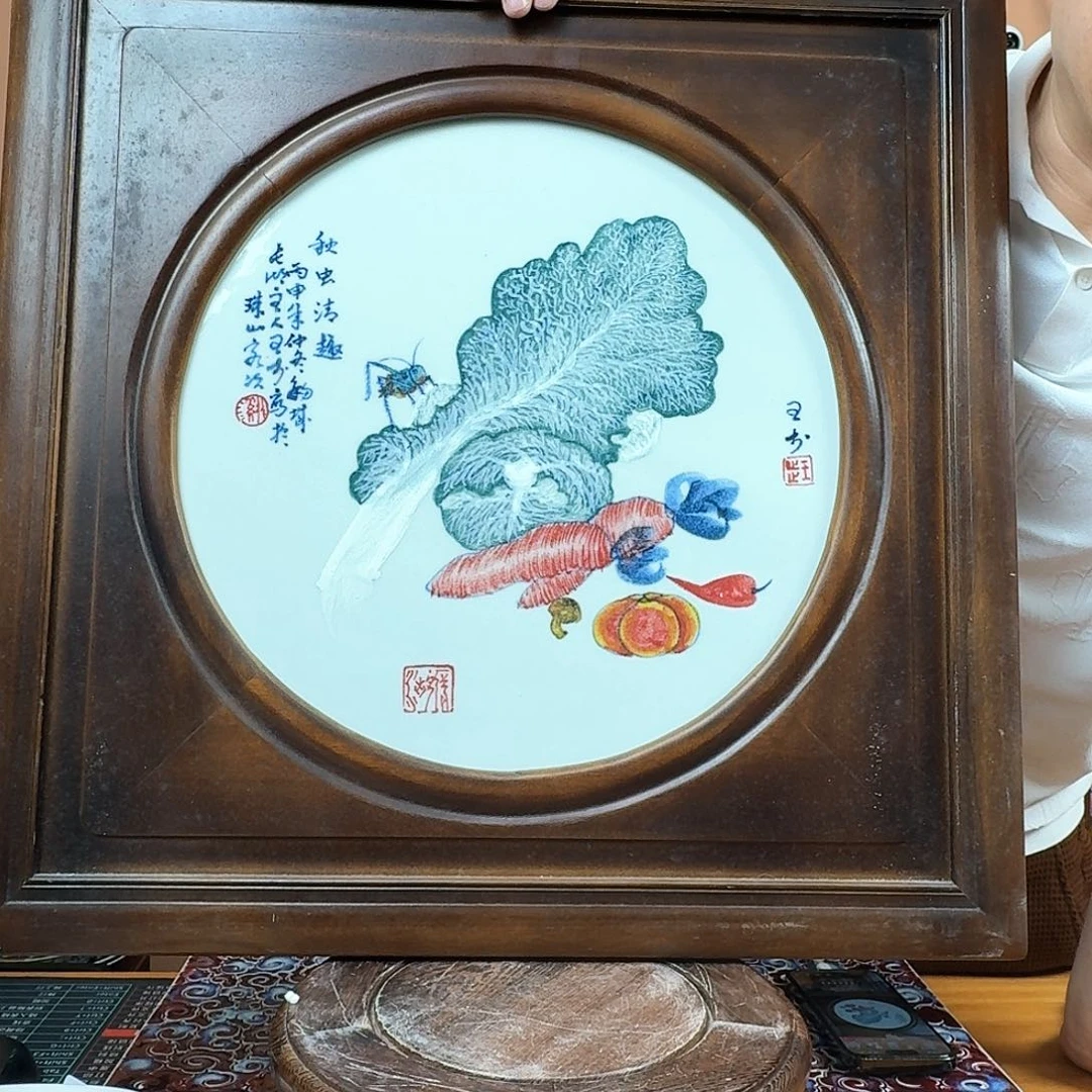 景德镇陶瓷手工瓷版画