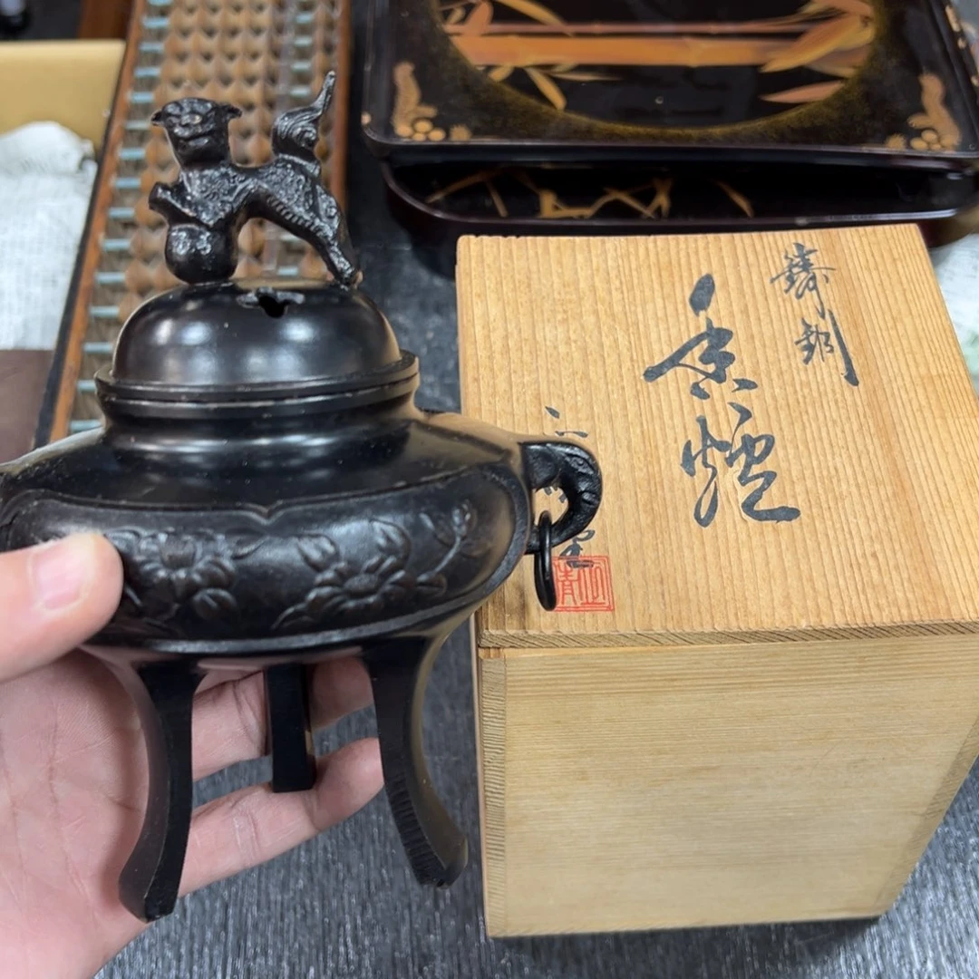 铜日本中古工艺品摆件