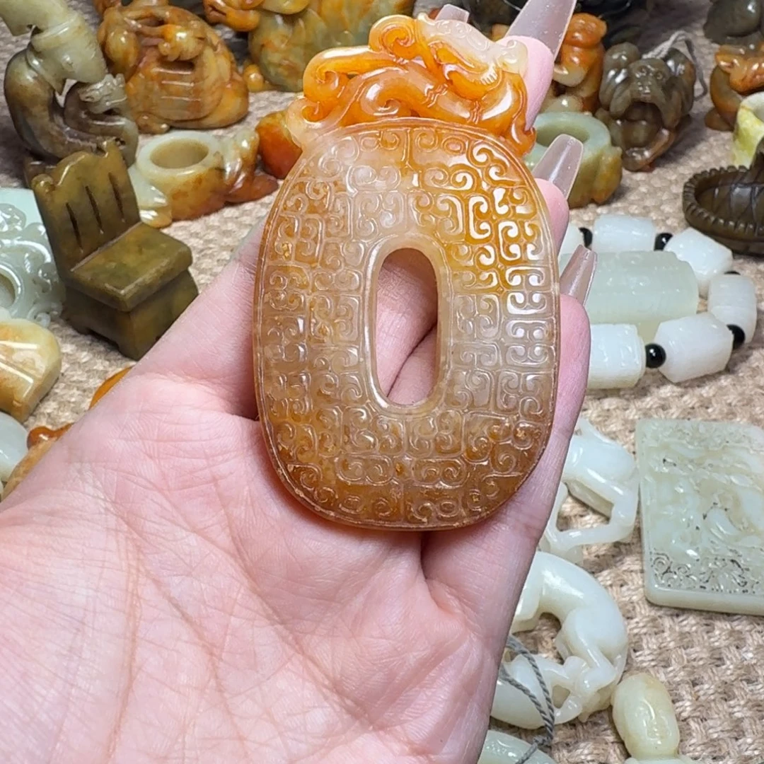 吊坠白玉菩提挂件