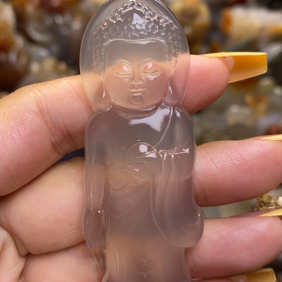 玛瑙/玉髓挂件未镶嵌