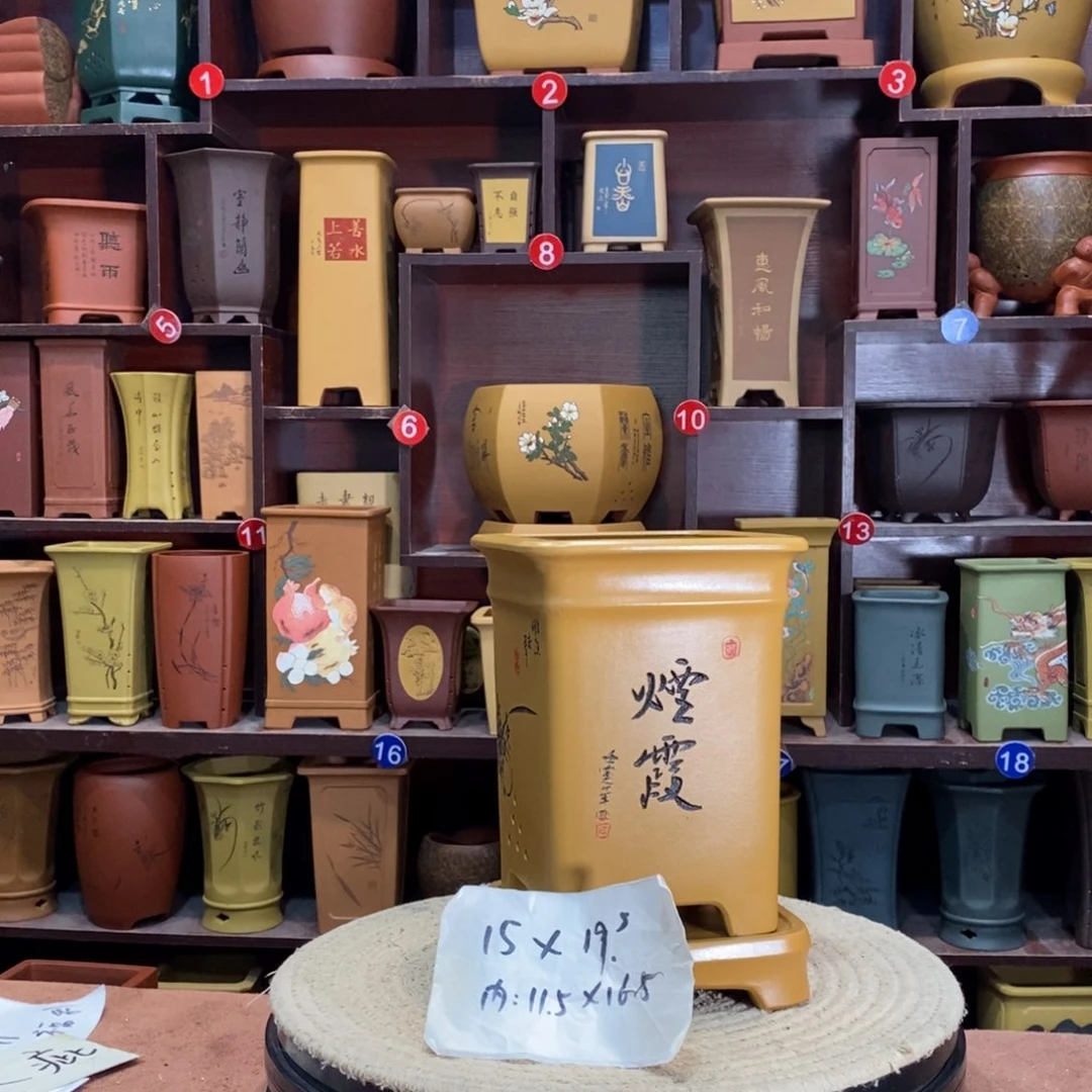 紫砂花盆紫砂花盆