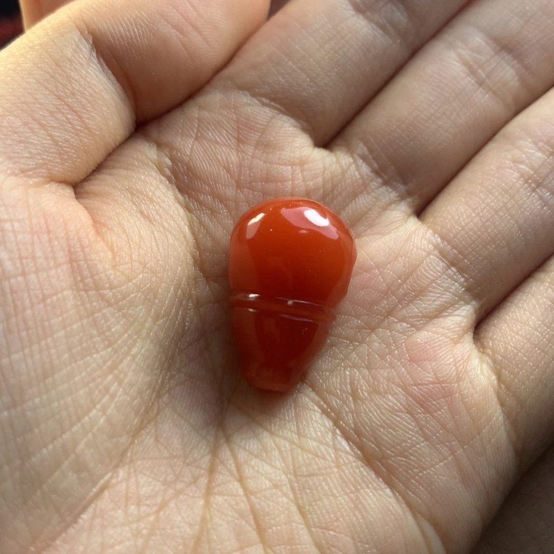 哈***乐南红玛瑙三通未镶嵌