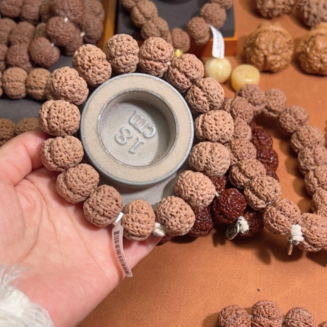 手串金刚菩提21梁爆肉梅花高油高密大金刚菩提手串