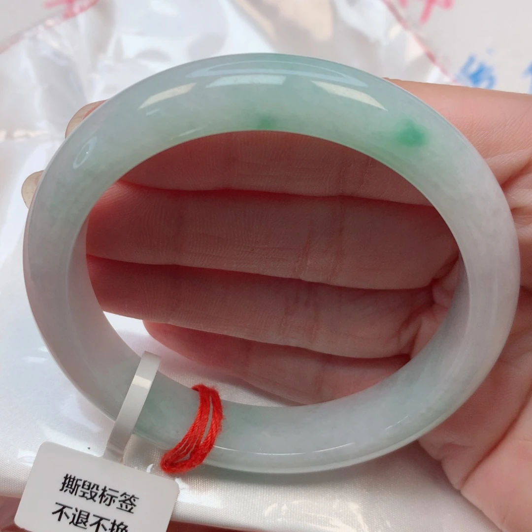 翡翠手镯未镶嵌58.5圈
