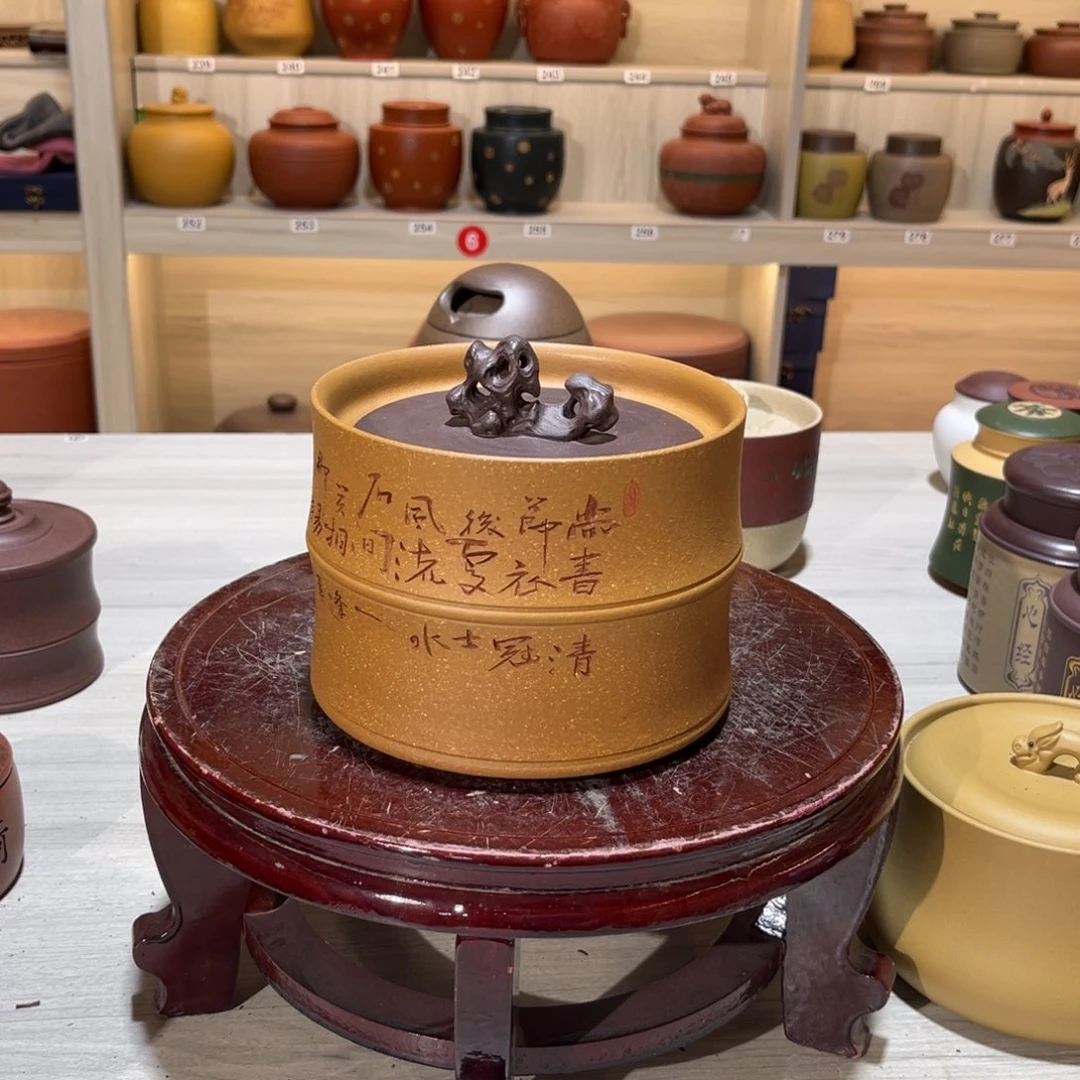 紫砂茶叶罐紫砂的制作