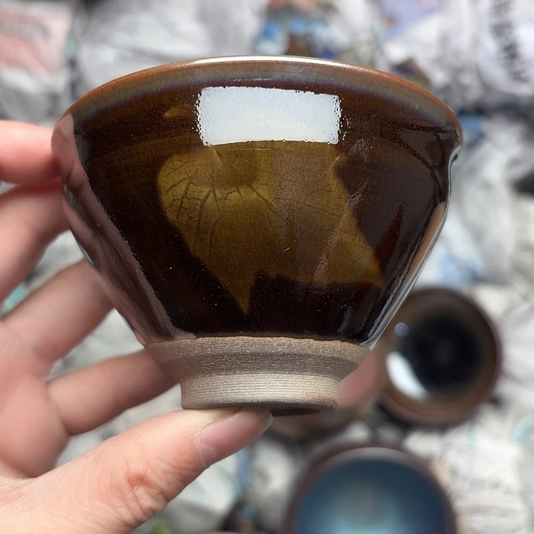 茶盏微瑕建盏主人杯一只