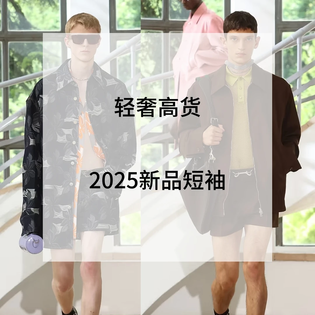 2025轻奢新品男士夏季帅气穿搭亲肤柔软高质感刺绣短袖 YX L402