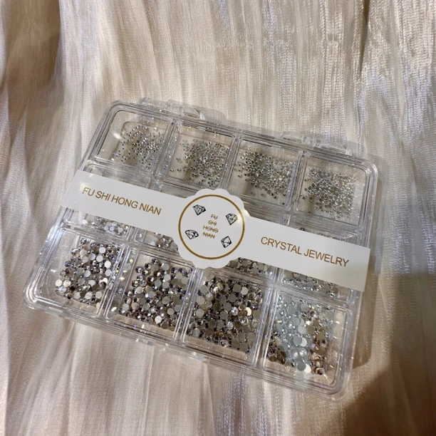 国庆福利1:1华子平底圆钻八心八箭手工金色套盒整盒端迷你网红钻