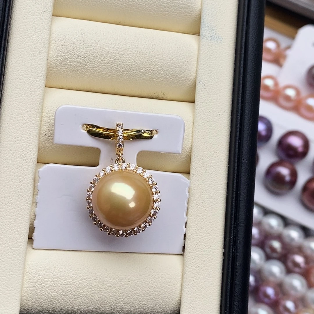 淡水珍珠颈饰银S925镶嵌