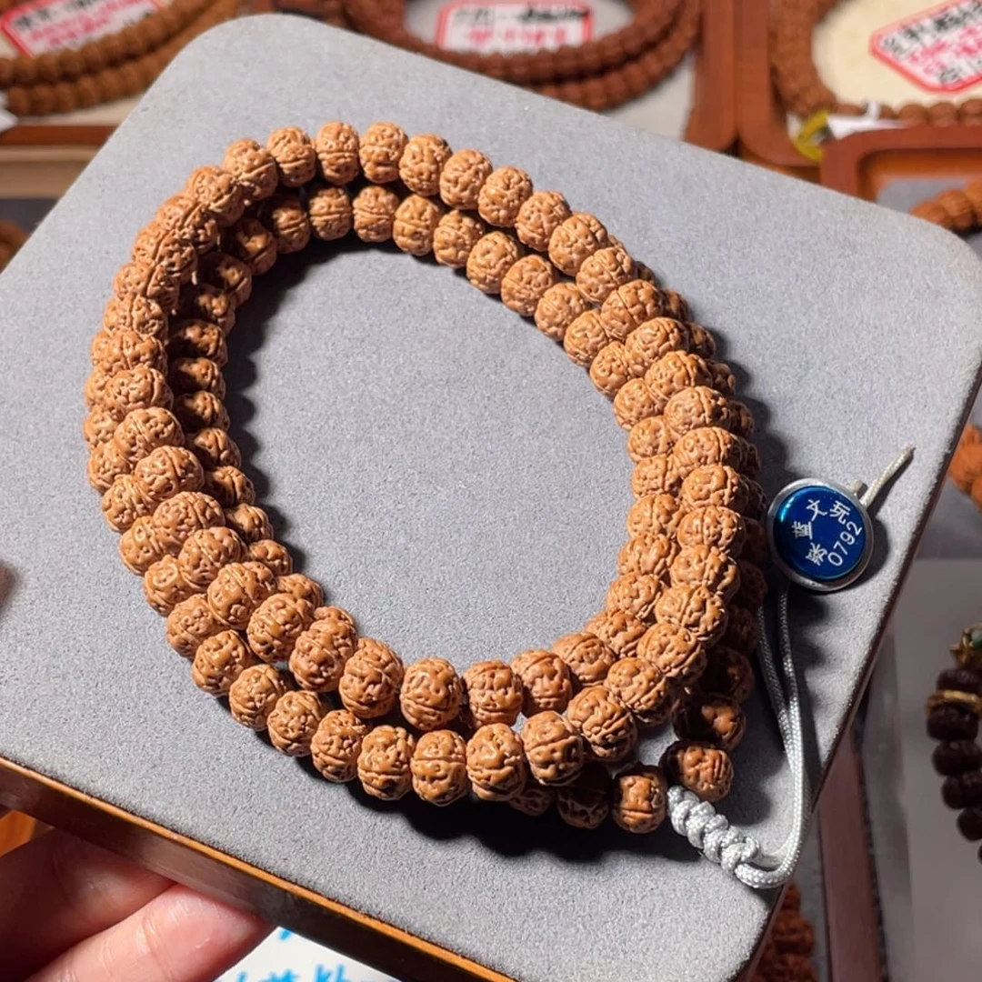 教***父吊坠金刚菩提原装老树王9尺寸