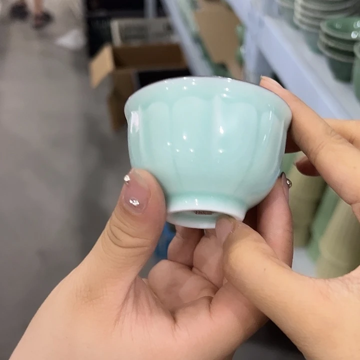 龙泉云间青瓷小米茶器