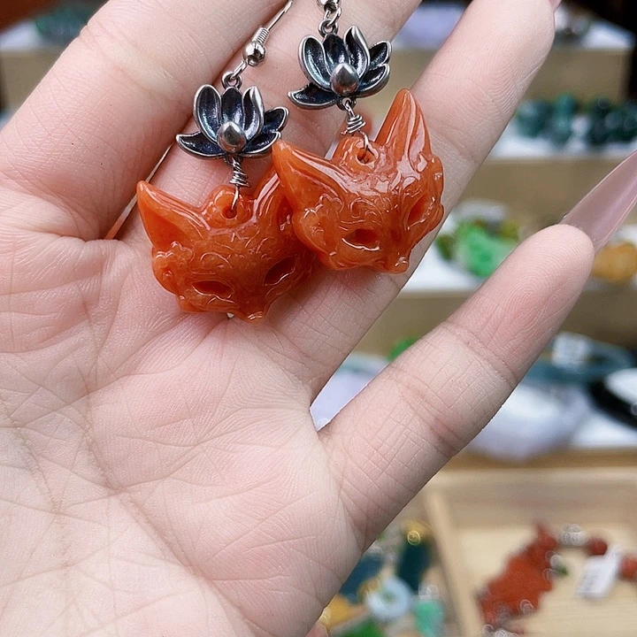 翡翠未镶嵌手链耳坠