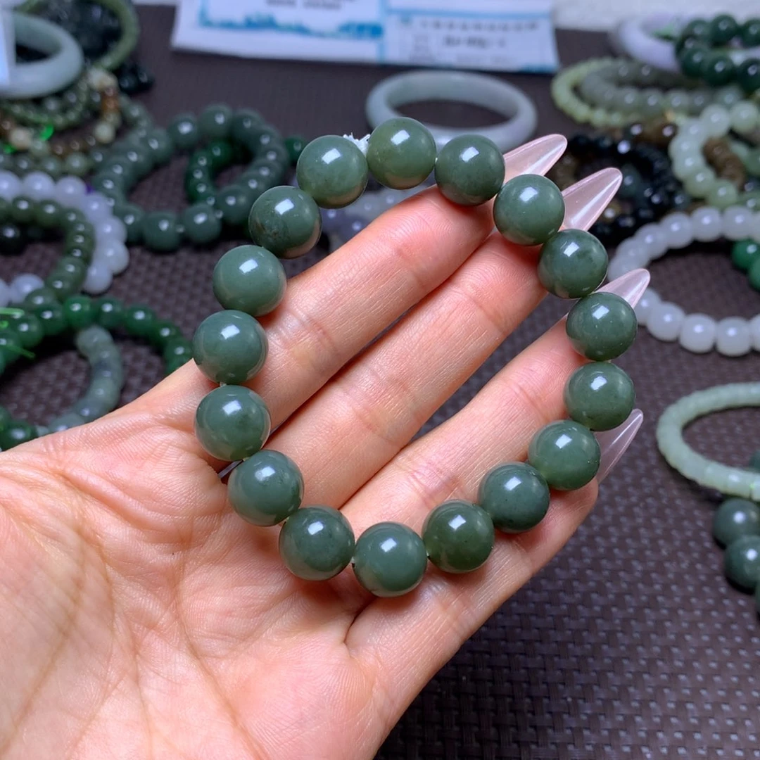 未镶嵌手串和田玉卡12