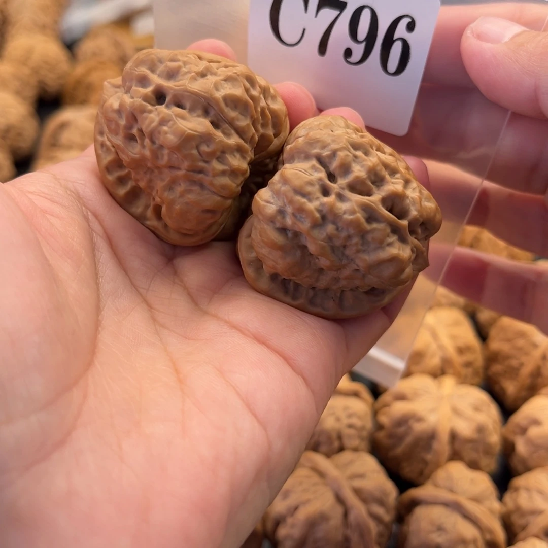 M***周文玩核桃把件蛙蛙全品39肚40