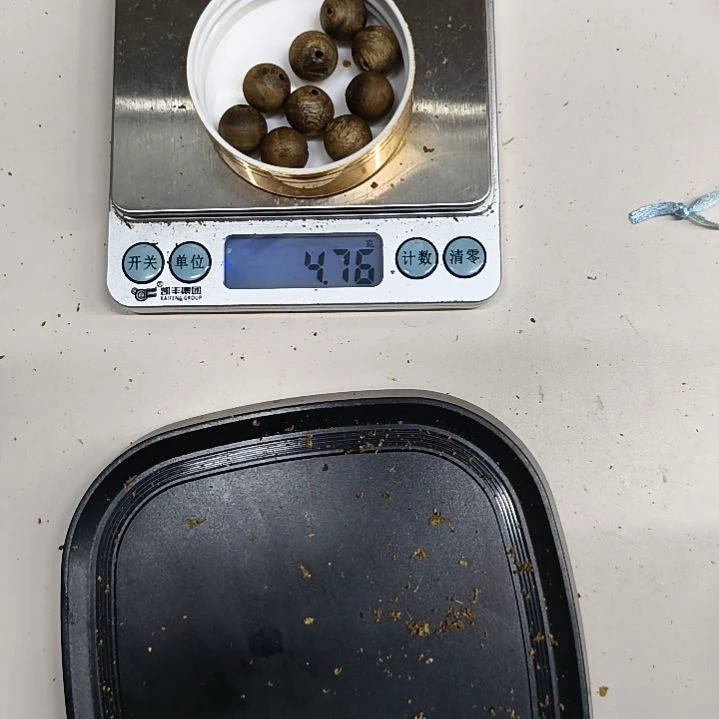 沉香手串当****了1.2尺寸散珠