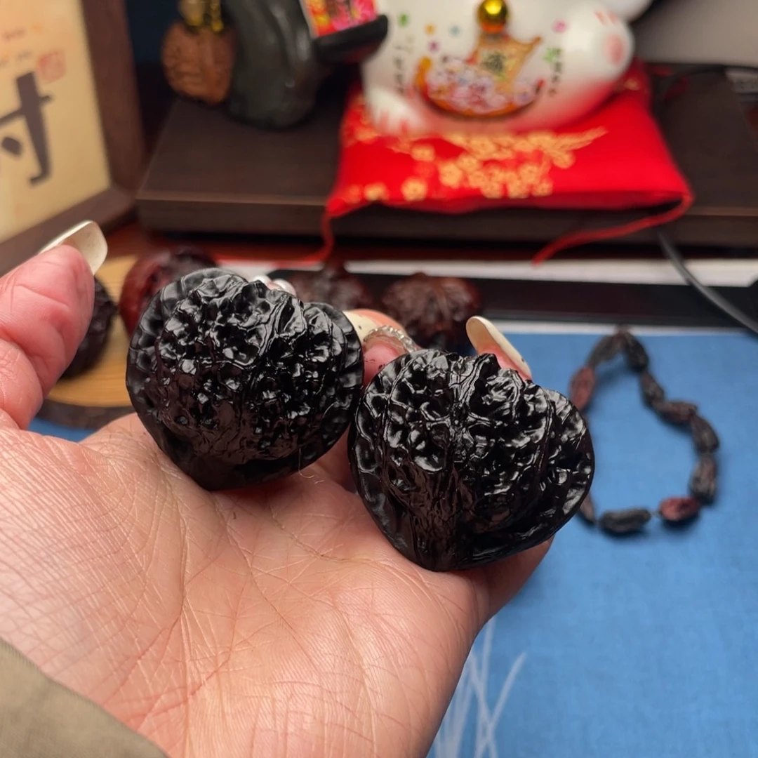 吊坠文玩核桃桃心灯2