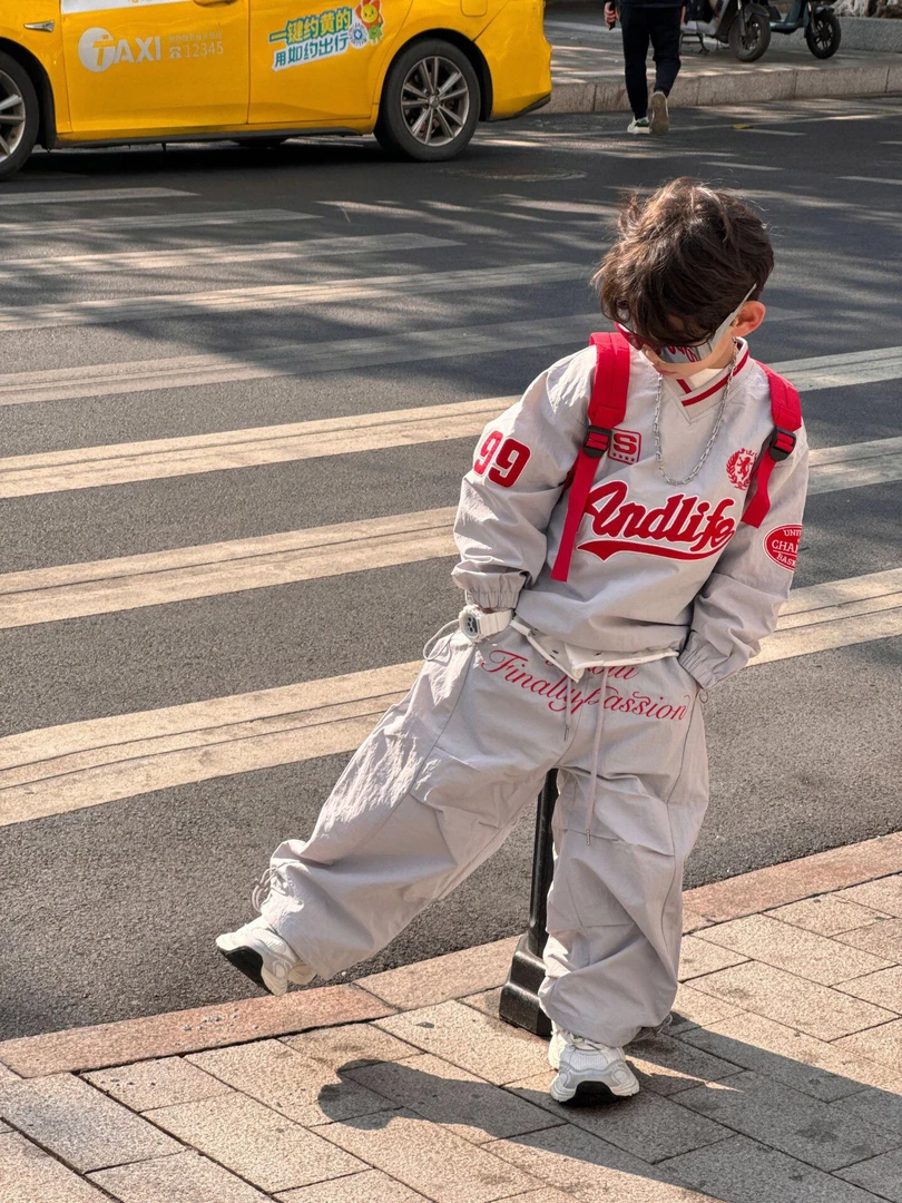 T雷西25夏季新品韩版潮流时尚休闲百搭炸街套装帅气痞帅轻薄透气