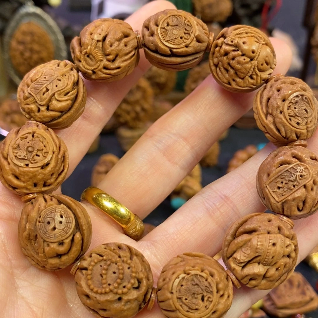 潍坊核雕桃核雕刻锦灰堆