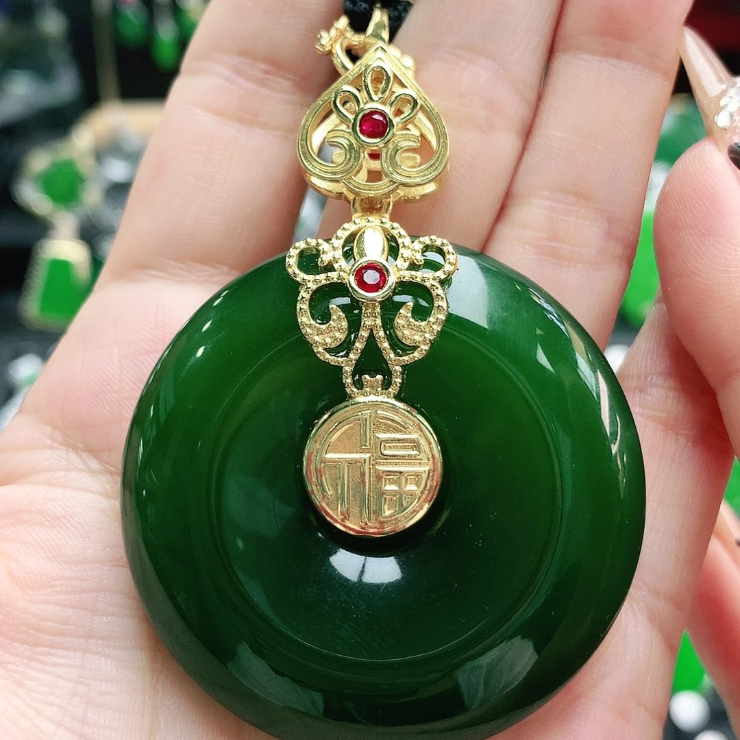 玛瑙/玉髓吊坠合金