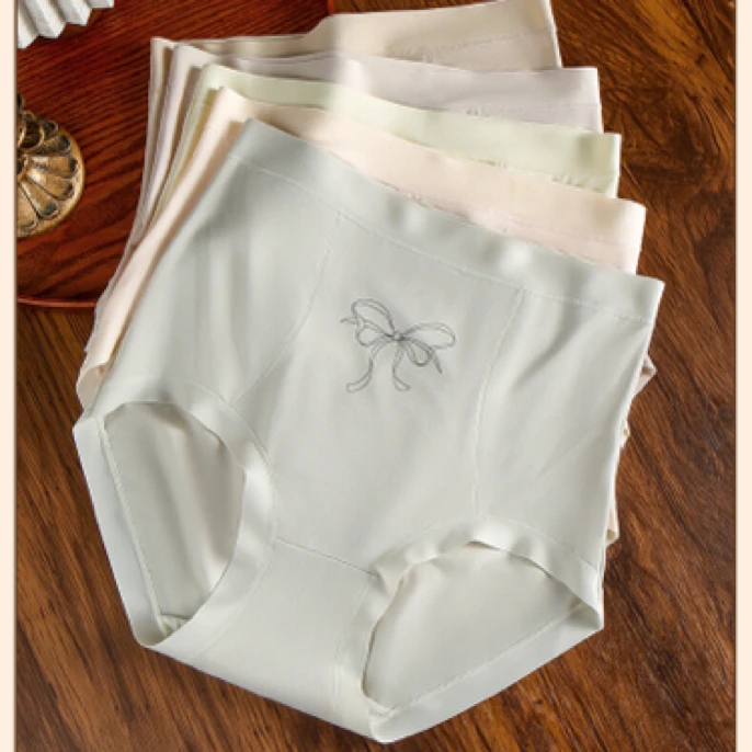 高腰女士三角内裤舒适透气5条装精品