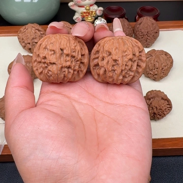 吊坠文玩核桃全品石子磨39