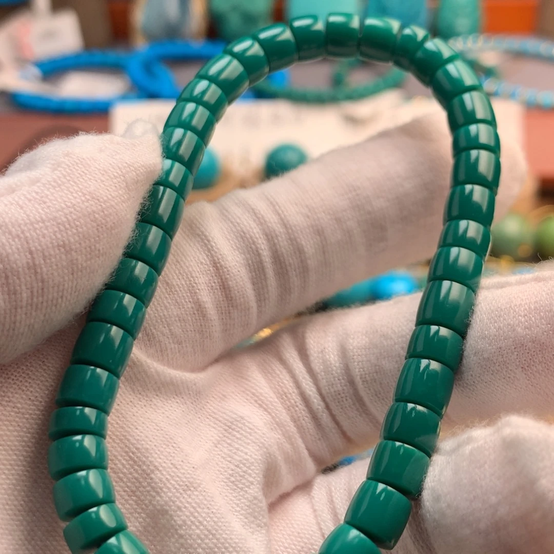 绿松石未镶嵌绿松石6.5mm