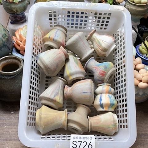紫砂花盆726微瑕品口径2厘米左右的