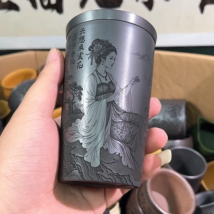 茶杯紫砂全手工紫砂主人杯