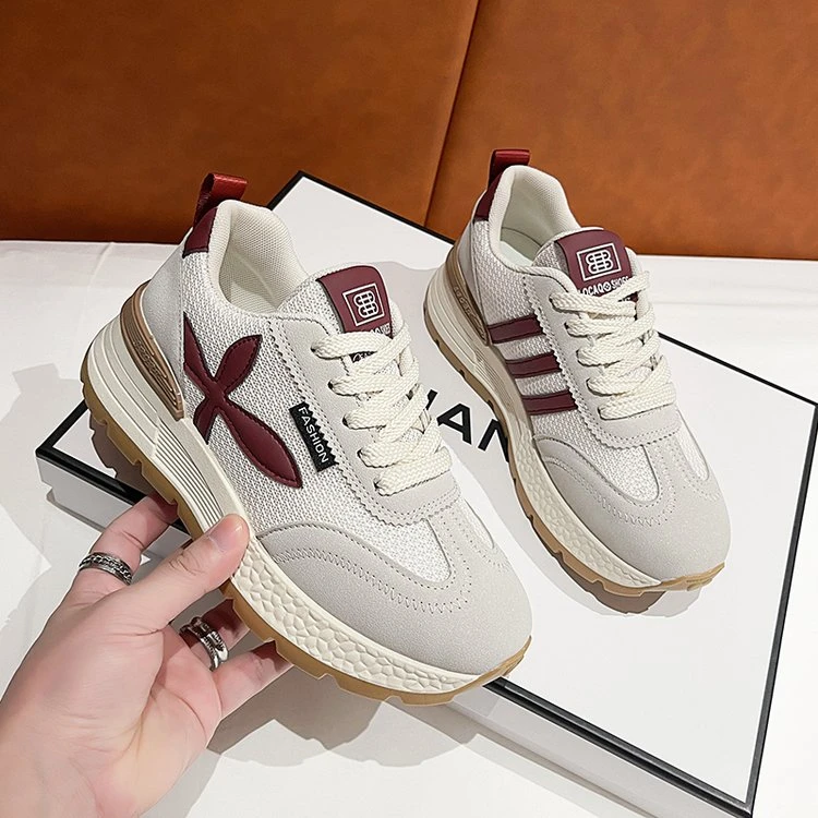 2025蛇年新款限定款四叶草时尚厚底百搭休闲鞋