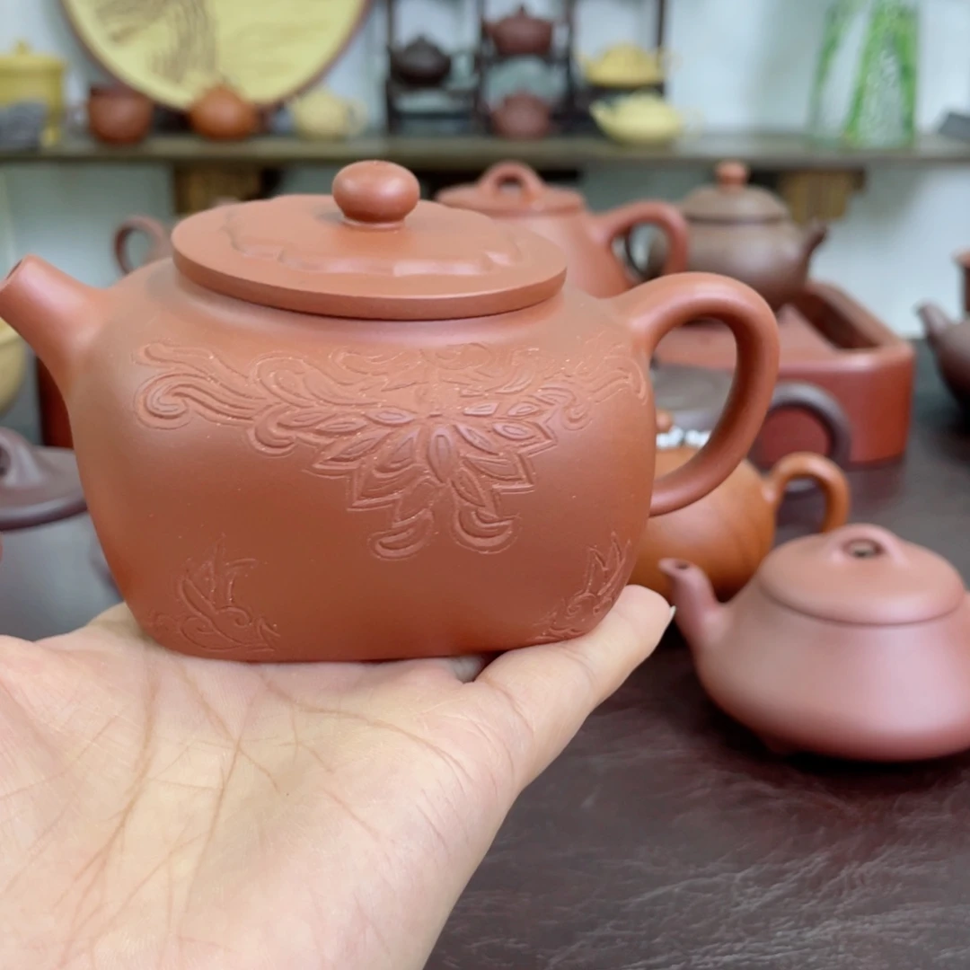 茶壶紫砂天圆地方。