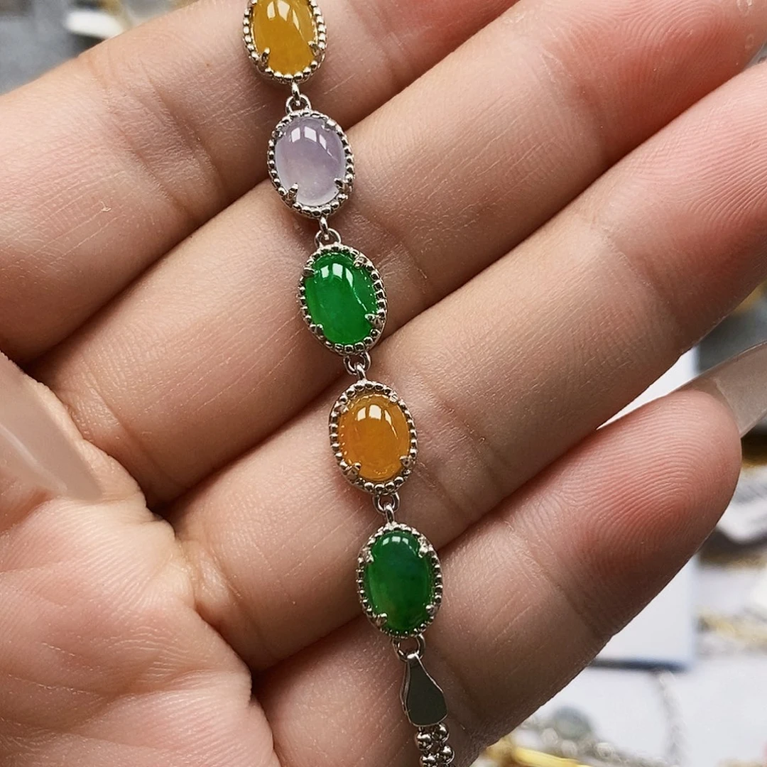 银S925镶嵌戒指翡翠1172