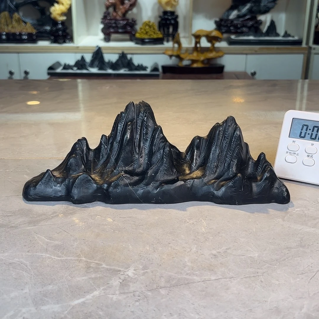 边***人灵璧石手工雕刻奇石摆件