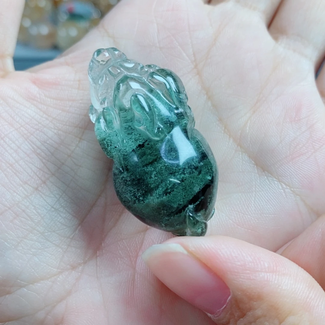 未镶嵌水晶手链绿幽灵貔貅