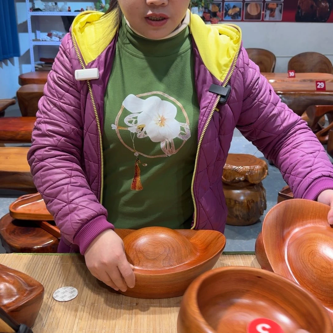 【闪购商品】K**.香樟实木木碗一个