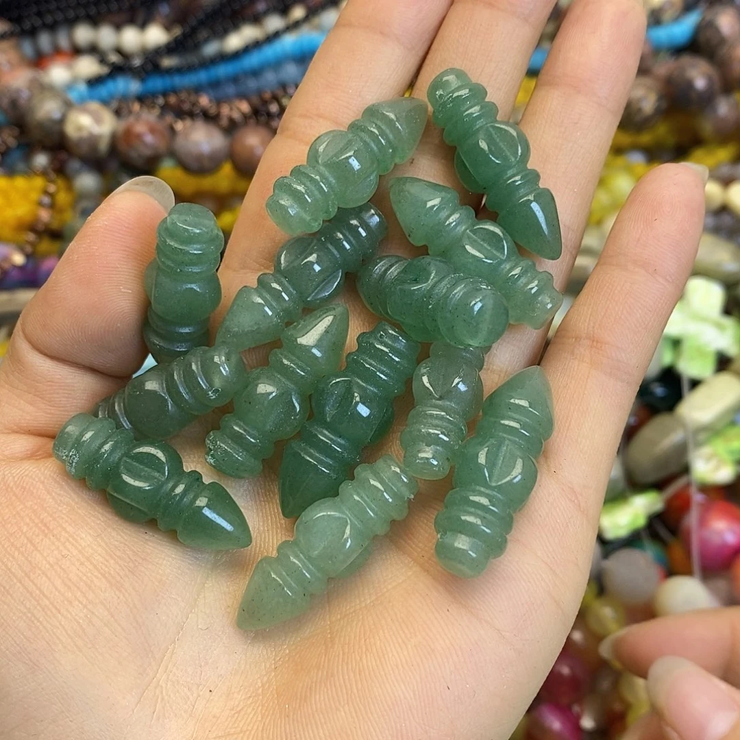 合金玛瑙/玉髓珠宝半成品东陵玉随机五颗装