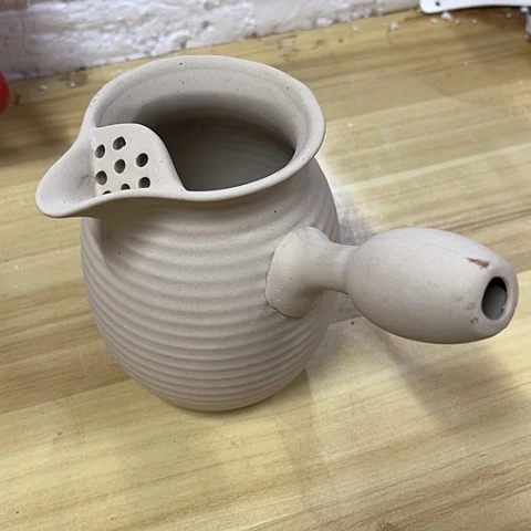 微瑕，明火，口径8高度12白色高款
