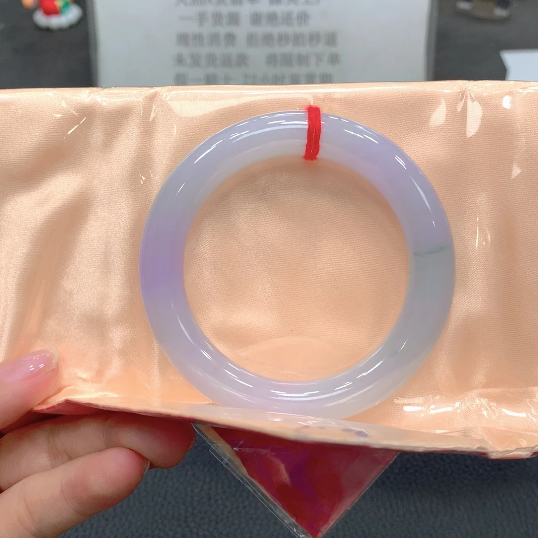 翡翠未镶嵌手镯55圆