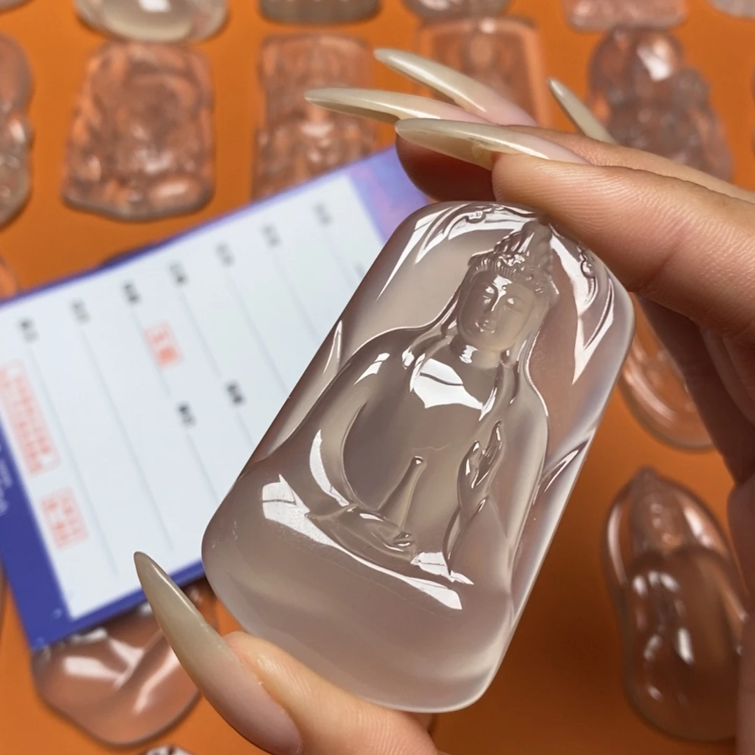 玛瑙/玉髓吊坠未镶嵌一***你