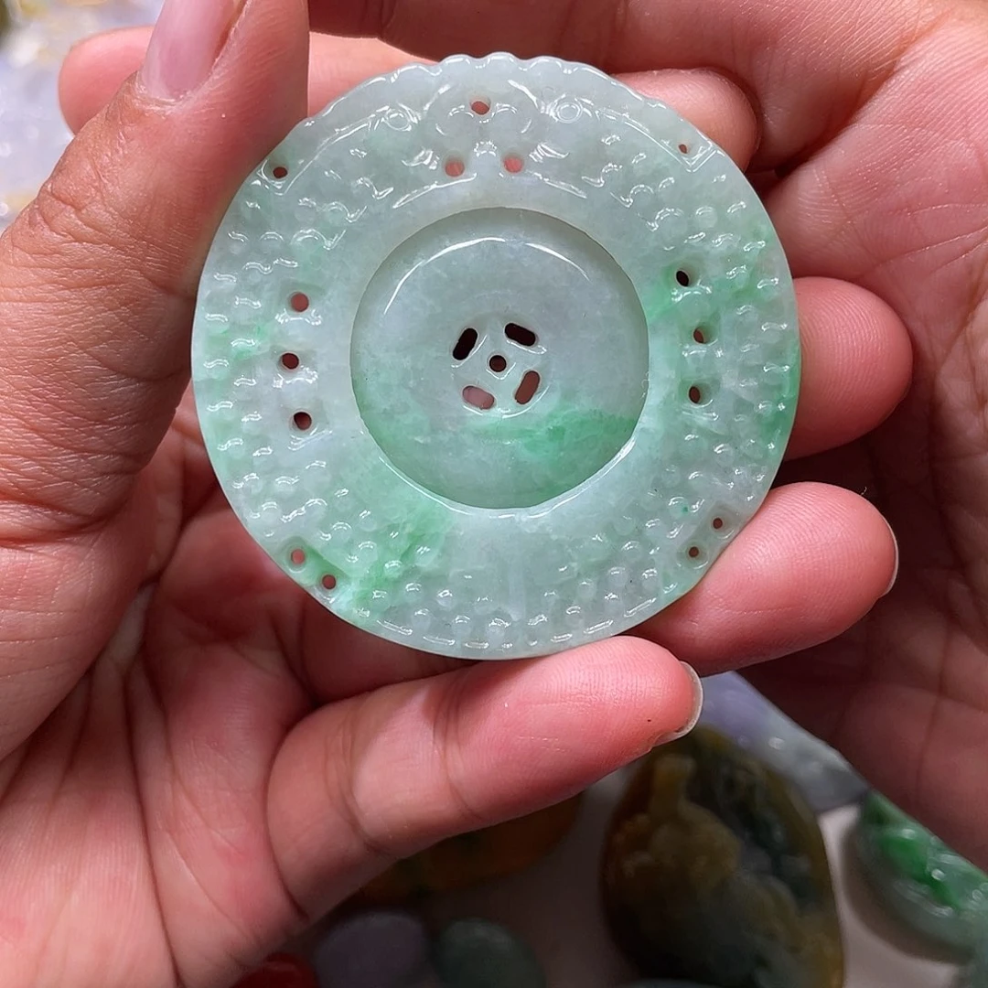 颈饰未镶嵌翡翠翡玉缘翡翠