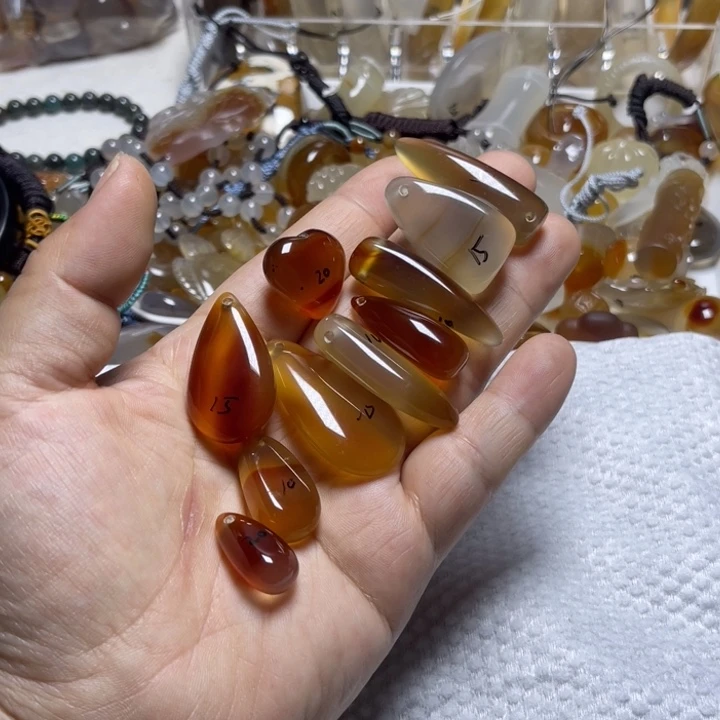 玛瑙/玉髓颈饰未镶嵌ᨳ***丶009