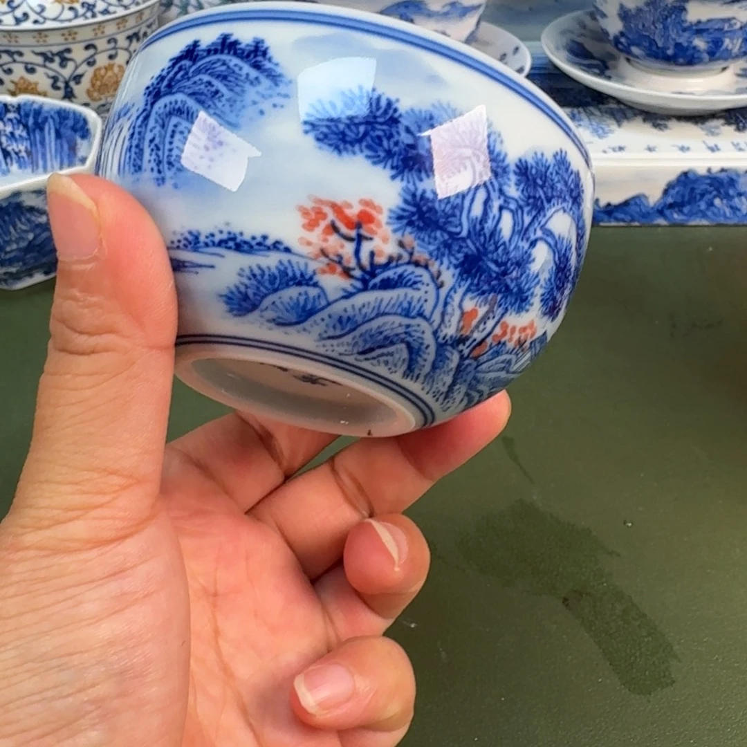景德镇纯手绘茶具圆圆209
