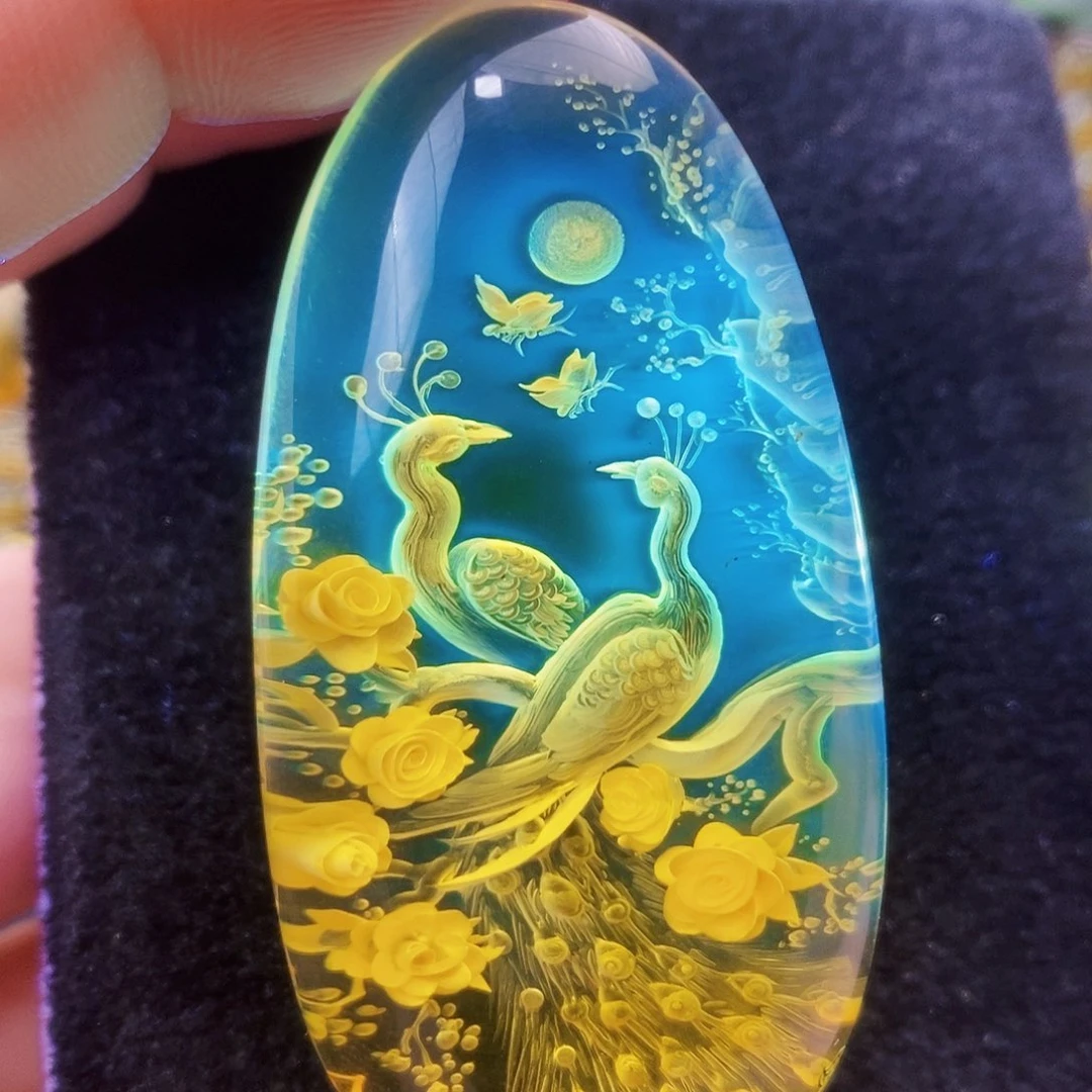 【闪购商品】金珀吊坠(不含链)未镶嵌